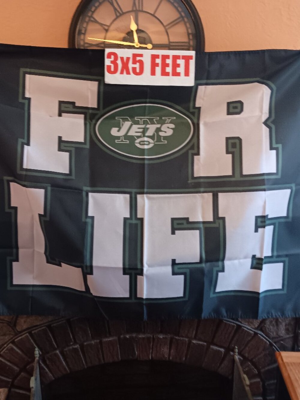NEW New York Jets For Life 3x5 Feet NFL Flag
